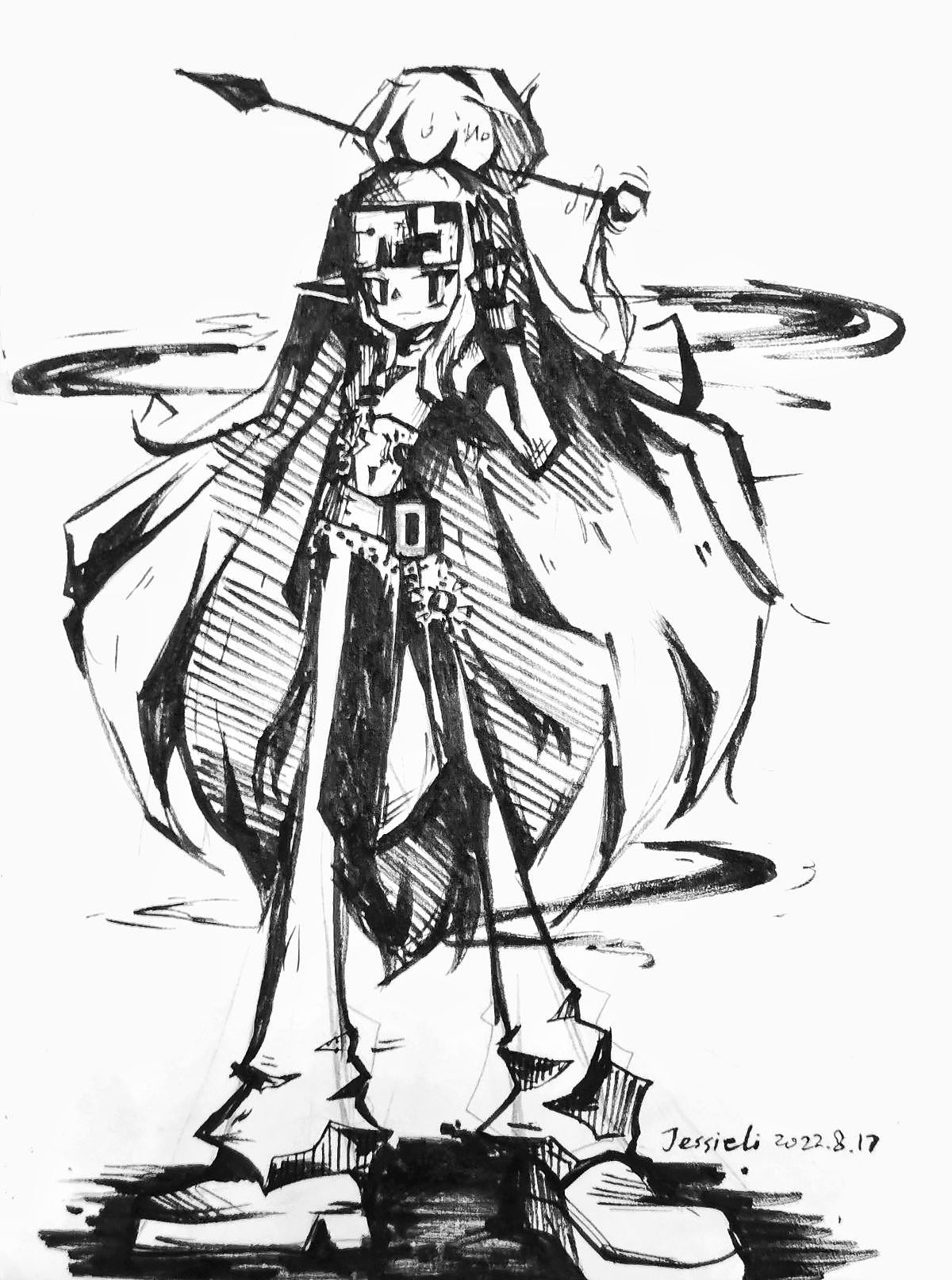 2022人物设计黑白篇