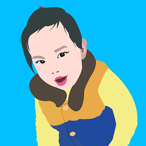 朋友小孩的卡通头像画（图ZMTYxODQzNDQ=） - 儿童插画 - 站酷设计师三分白YE原创素材 - 站酷ZCOOL