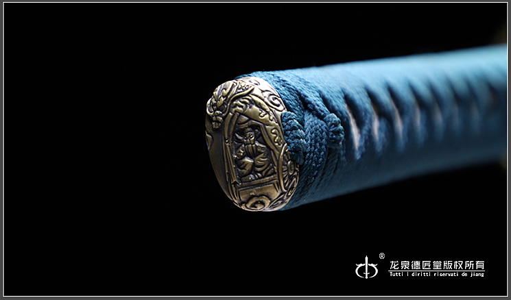 龙泉刀剑-风斩居合刀|T10钢烛火刃(DJ-1389)