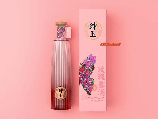 古一设计 X 珅玉｜天津名酒·玫瑰露酒瓶型设计包装设计