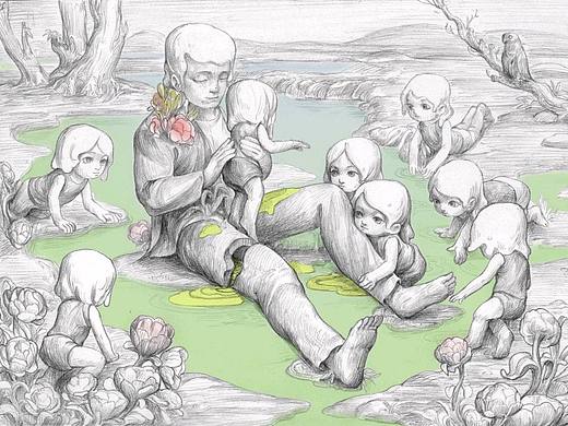 最近的插画创作与灵感来源。
