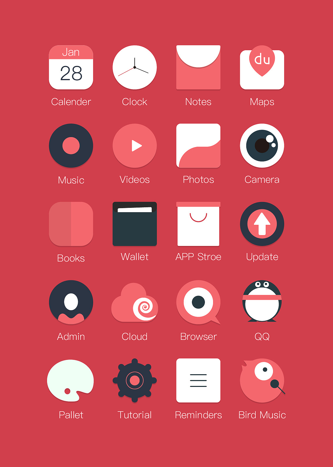 原创简约图标设计