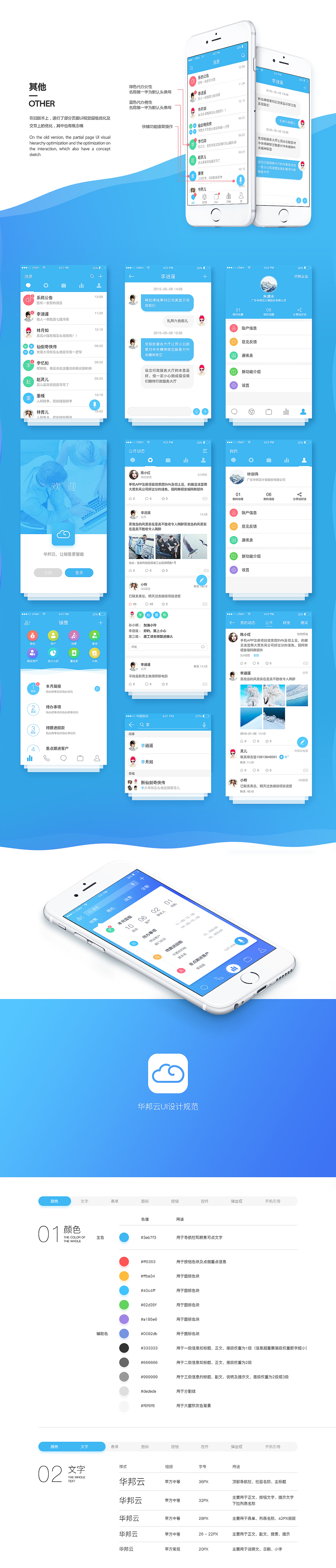 CRM销售管理+UI规范+设计思路（图ZNTc2Mjg4MjQ=） - APP界面 - 站酷设计师朱德永原创素材 - 站酷ZCOOL