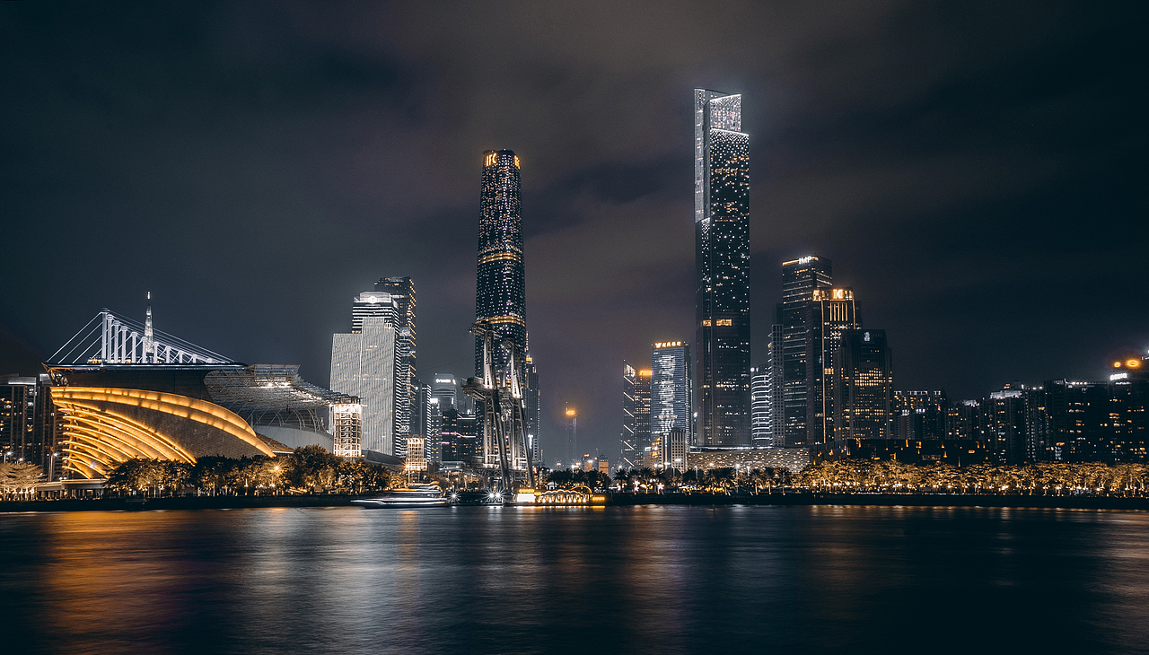 广州珠江夜景（图ZMTkzMTY3MDEy） - 环境/建筑摄影 - 站酷设计师Xixili阳光原创素材 - 站酷ZCOOL