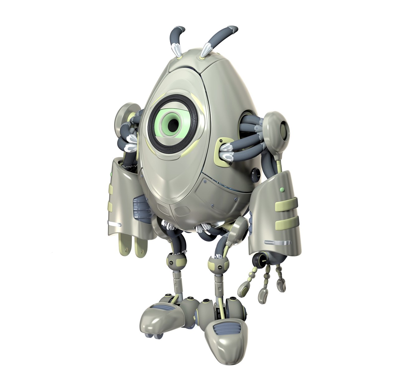 3d建模-大眼睛机器人|三维|机械/交通|乔波杰西lk - 原创作品 - 站酷