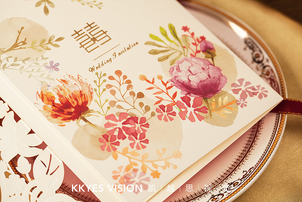 结婚请帖请柬贺卡卡片 明信片 淘宝静物拍摄 商业商业