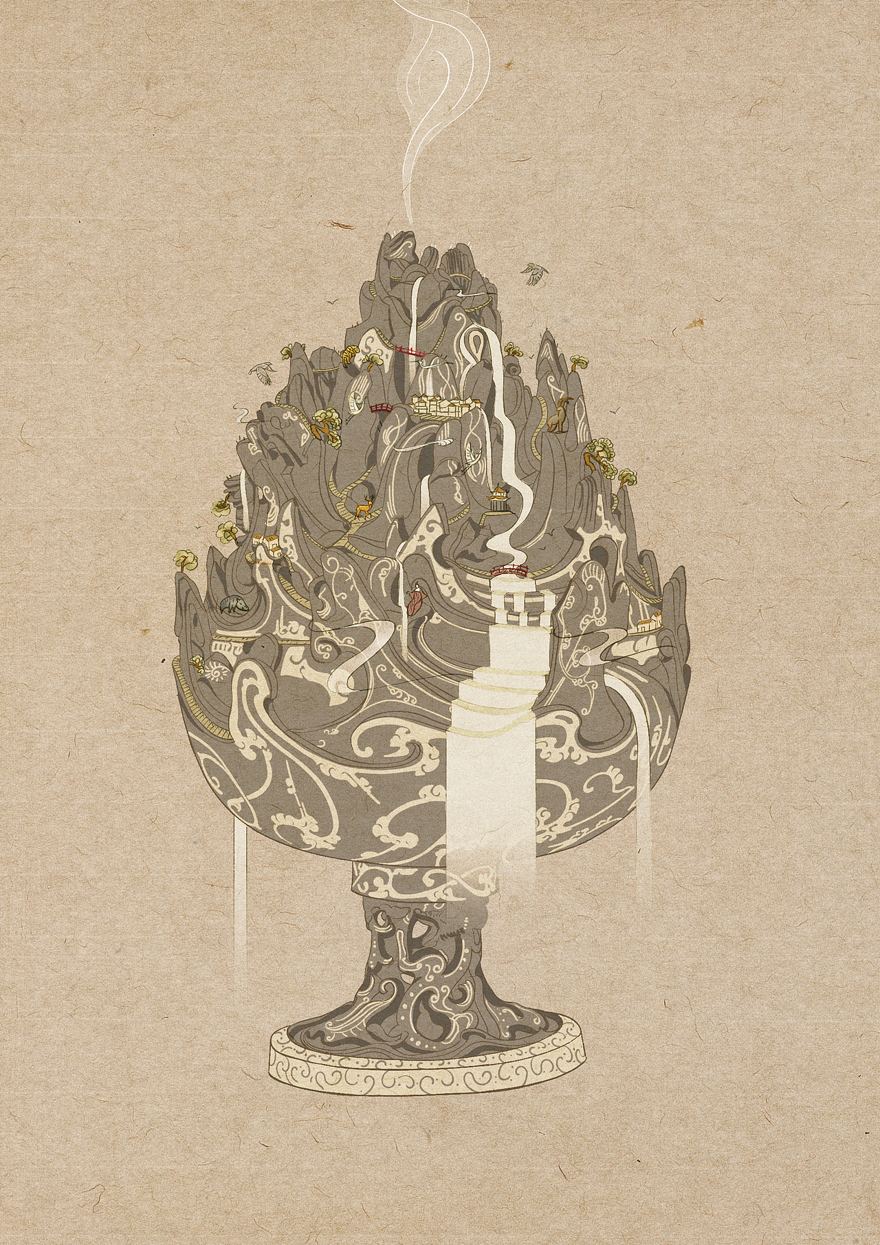 中华文物 | 文物系列 | 风格插画（图ZMzMzODc5MTcy） - 商业插画 - 站酷设计师Shawn李原创素材 - 站酷ZCOOL