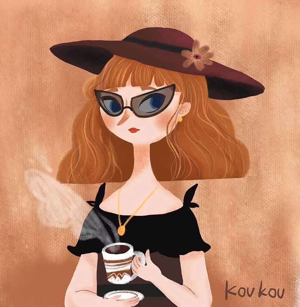 微信头像|插画|儿童插画|ymy雅 - 临摹作品 - 站酷 (zcool)