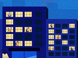 EK中央空调父亲节海报