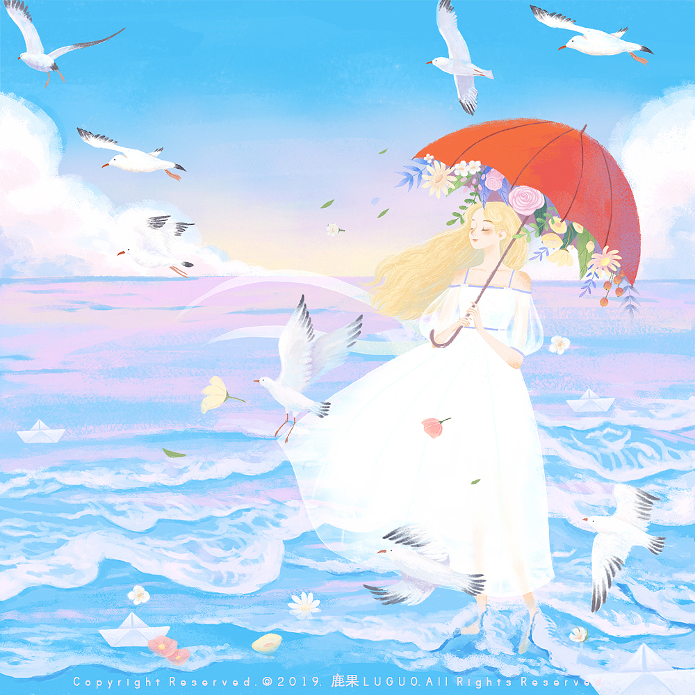 海（图ZMTYyNTMwNDAw） - 商业插画 - 站酷设计师鹿果原创素材 - 站酷ZCOOL