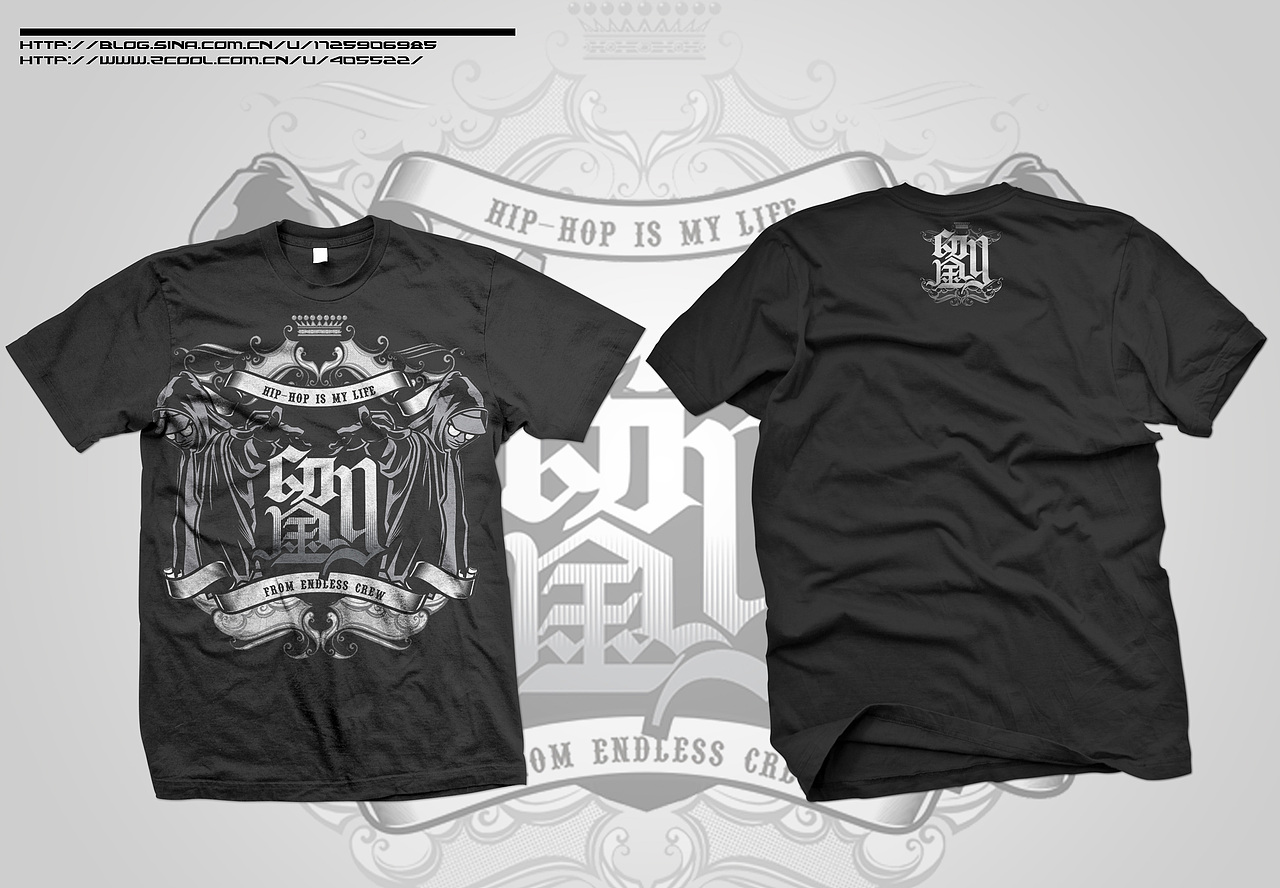 “HIP-HOP NEEQ” 个人T恤设计（图ZMTUzMzA0OA==） - 新锐潮流插画 - 站酷设计师乐图形者原创素材 - 站酷ZCOOL