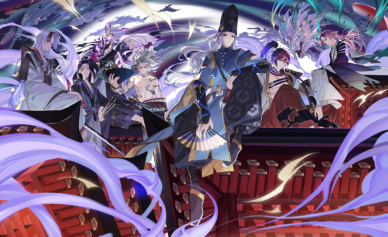 阴阳师商业画 鬼王