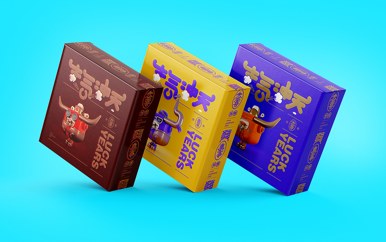 牛年IP设计（图ZMjQ4MTQ2MDg4） - IP形象 - 站酷设计师Gupbrand原创素材 - 站酷ZCOOL