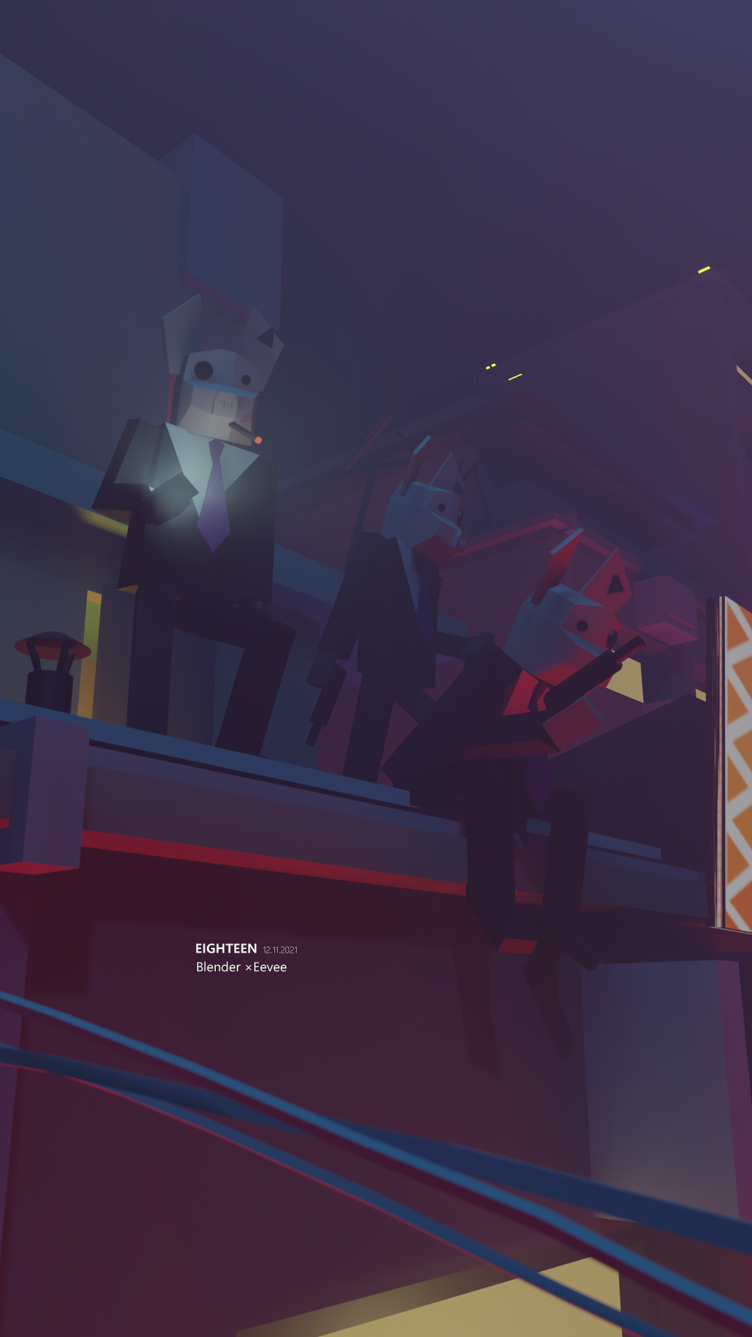 [blender][猪头人][临摹] blender初尝试 