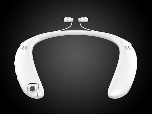 2款自帶可旋轉攝像頭的掛脖耳機（個人主頁-ZNDAzOTgzMjQ=） - 電子產(chǎn)品 - 站酷設計師創(chuàng)意島工業(yè)設計原創(chuàng)素材 - 站酷ZCOOL
