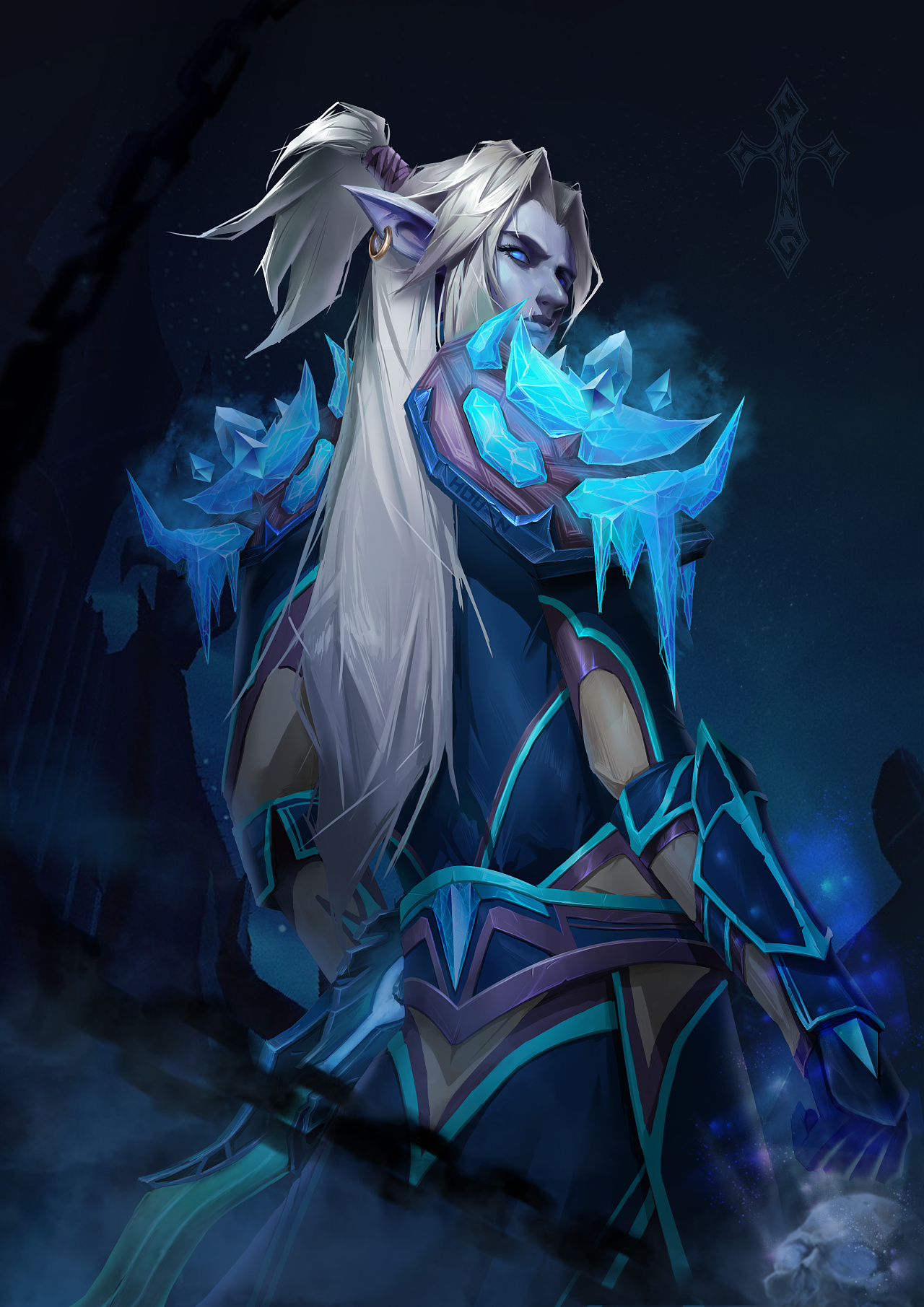 新年第一张,画个巨魔法师|插画|创作习作|红茶0酱