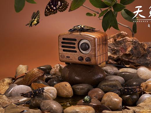 蓝牙收音机静物摄影一组