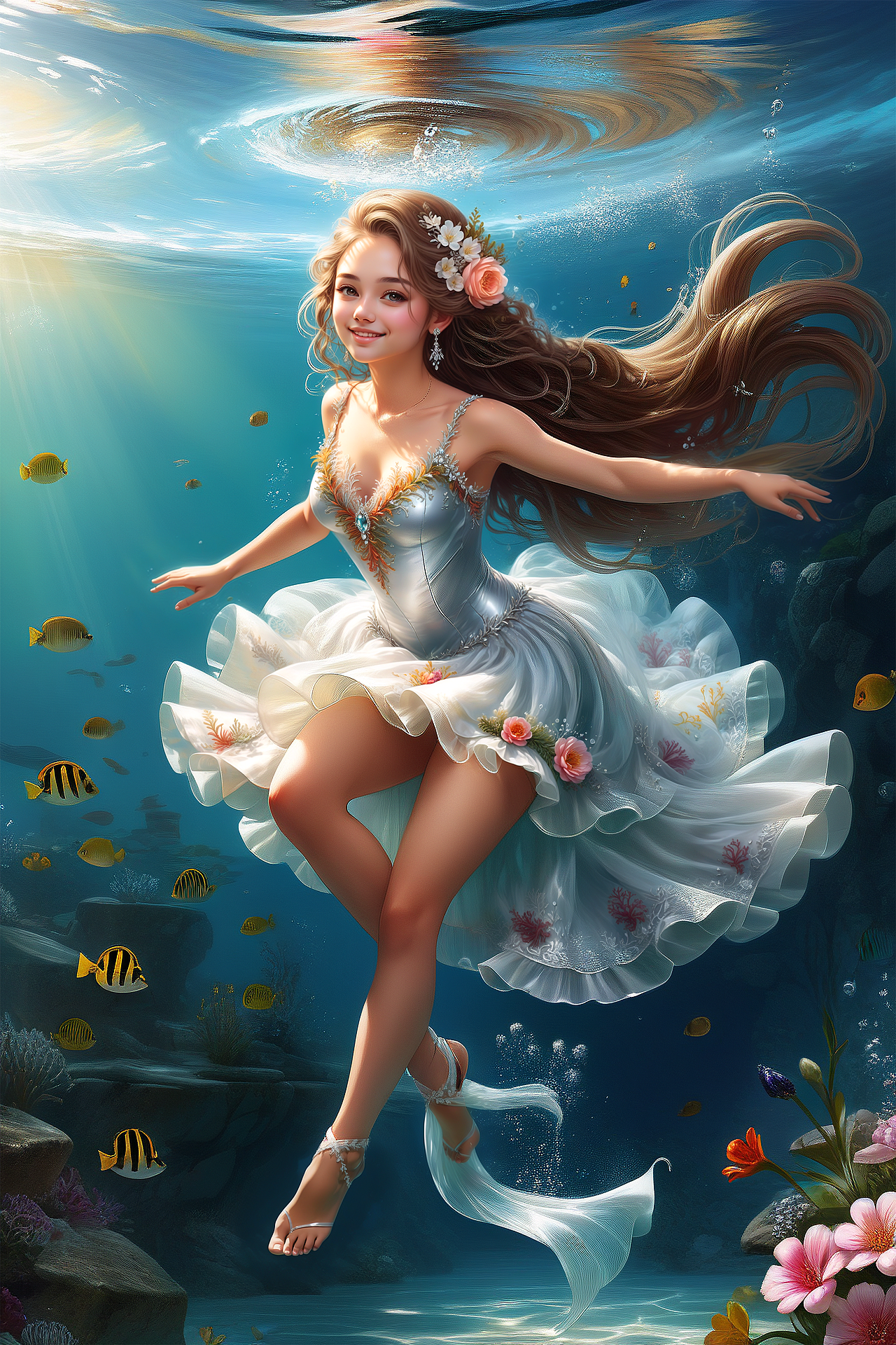 dancing undersea No.2（图ZMzU2NzA2MDI0） - AI作品 - 站酷设计师imsight原创素材 - 站酷ZCOOL