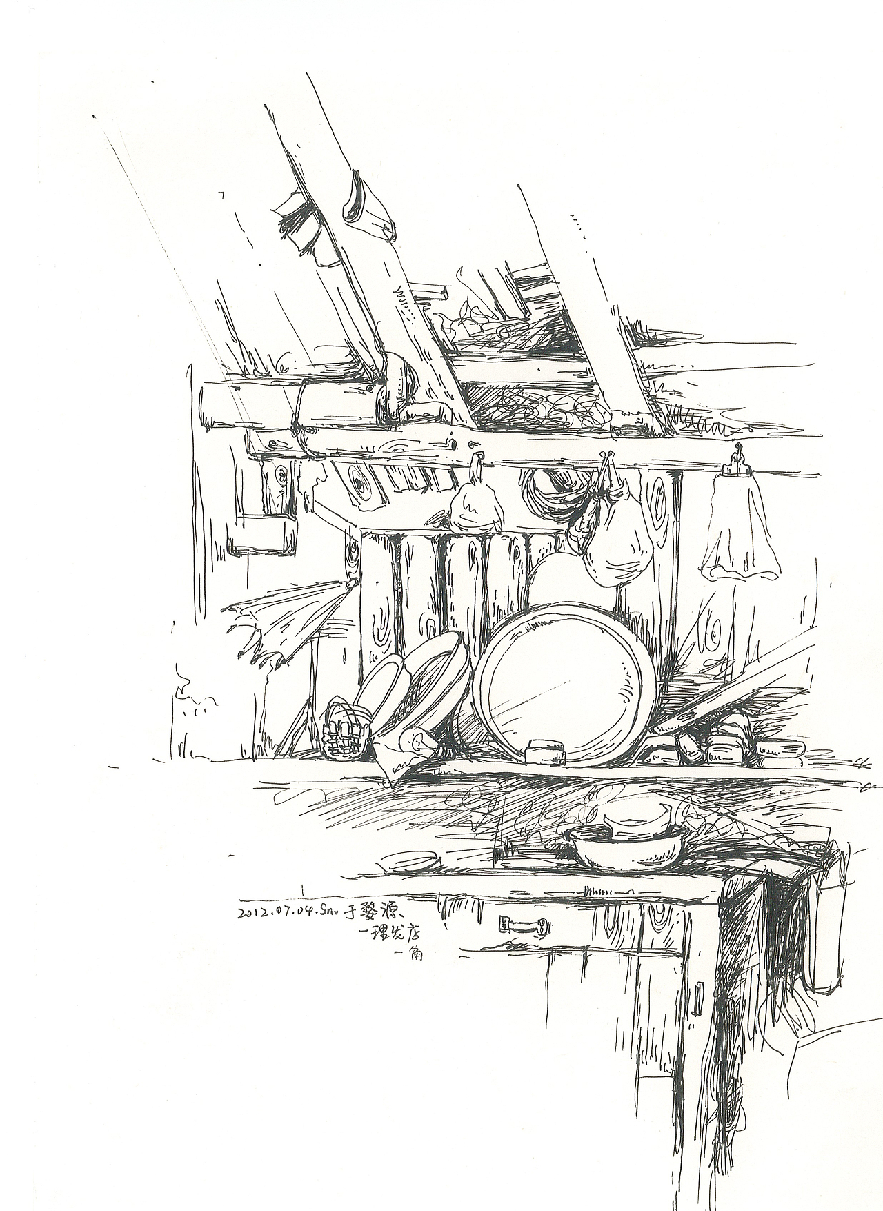 婺源--速写写生