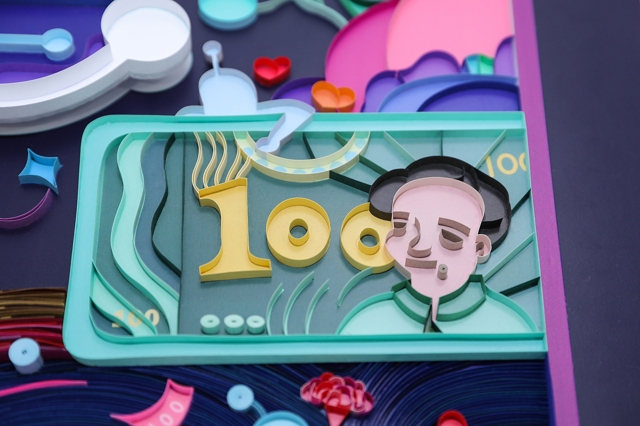 《壹念之间》插画衍纸系列作品——宇宙版（图ZMTMzODk5MDI0） - 其他手工艺 - 站酷设计师黎凯泉原创素材 - 站酷ZCOOL