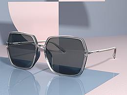 眼镜电商图场景图