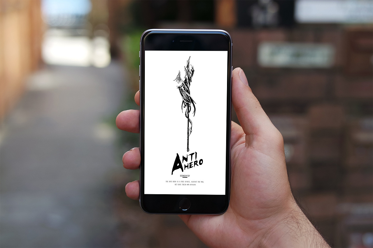 百图斩之SLOGAN 设计：ANTI HERO！！！（第八十四斩）（图ZMzQzMDcxMjQ=） - 游戏UI - 站酷设计师tdzy原创素材 - 站酷ZCOOL