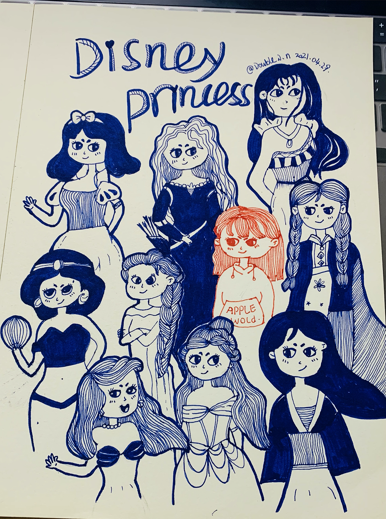 2021手绘练习（图ZMjY3NDAzNjcy） - 创作习作 - 站酷设计师千与喵原创素材 - 站酷ZCOOL