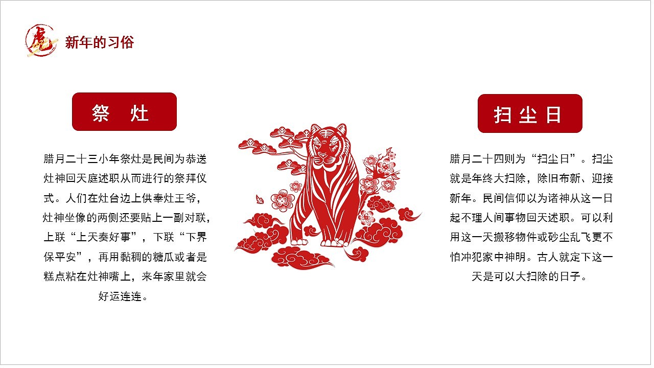 创意简洁剪纸风恭贺新春虎年大吉PPT模板（图ZMjg4Nzk5ODg0） - PPT/Keynote - 站酷设计师豚趣网原创素材 - 站酷ZCOOL