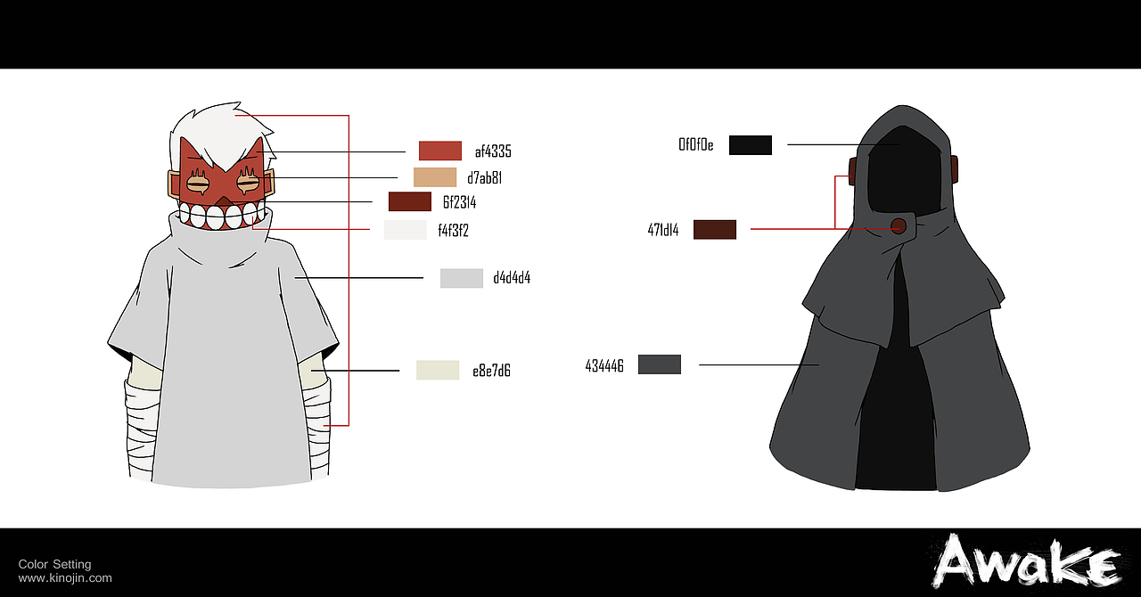 Awake 二维动画角色设定与海报设计（图ZNzM2MTI2MzI=） - 概念设定 - 站酷设计师KijiLab原创素材 - 站酷ZCOOL
