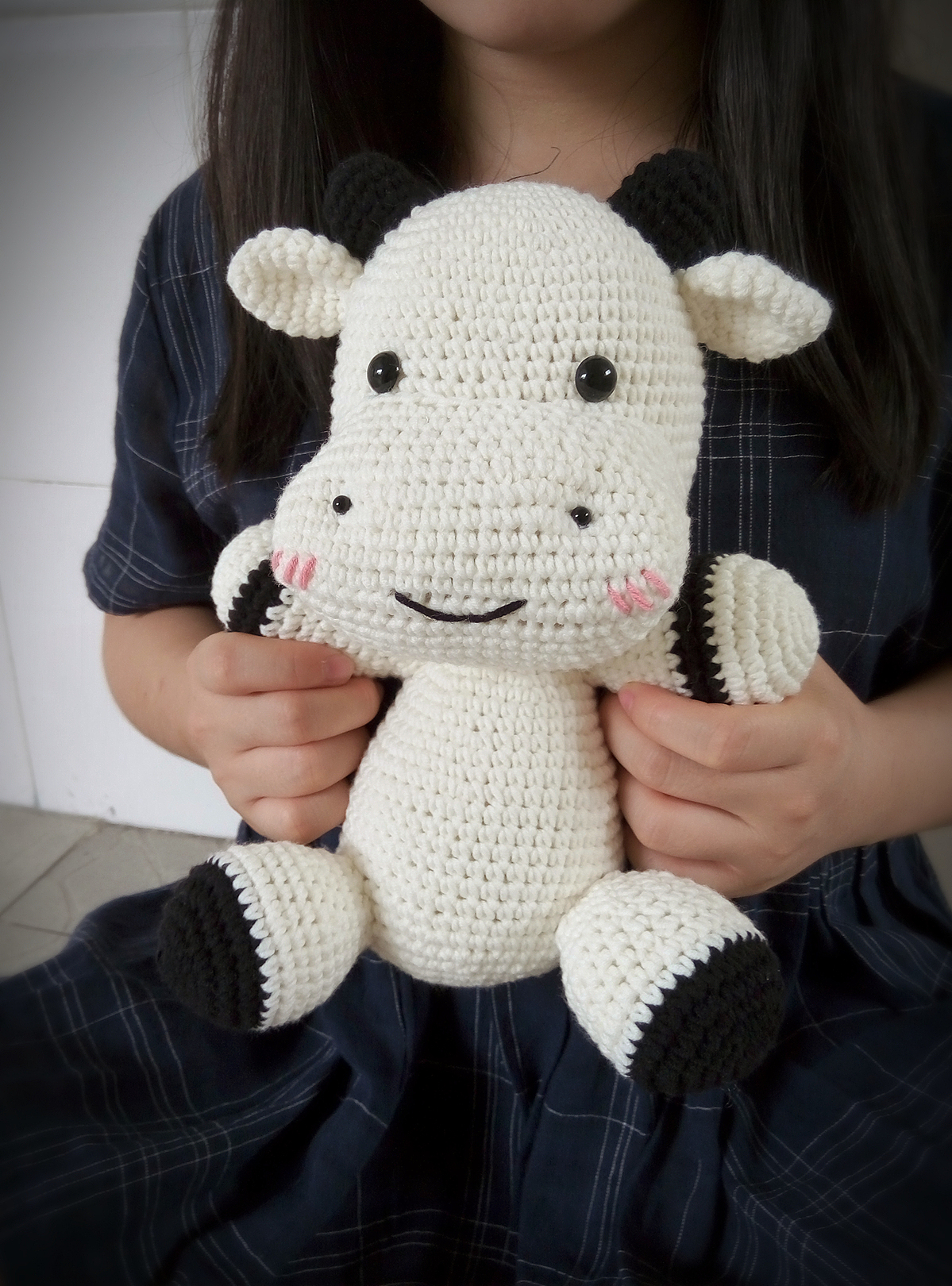 猫先生家原创钩针玩偶大白牛