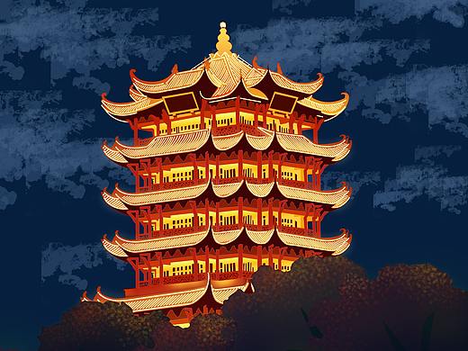 夜晚的古樓-塔（個(gè)人主頁-ZNTQwNTIyMDA=） - 商業(yè)插畫 - 站酷設(shè)計(jì)師任參不過三三四四原創(chuàng)素材 - 站酷ZCOOL