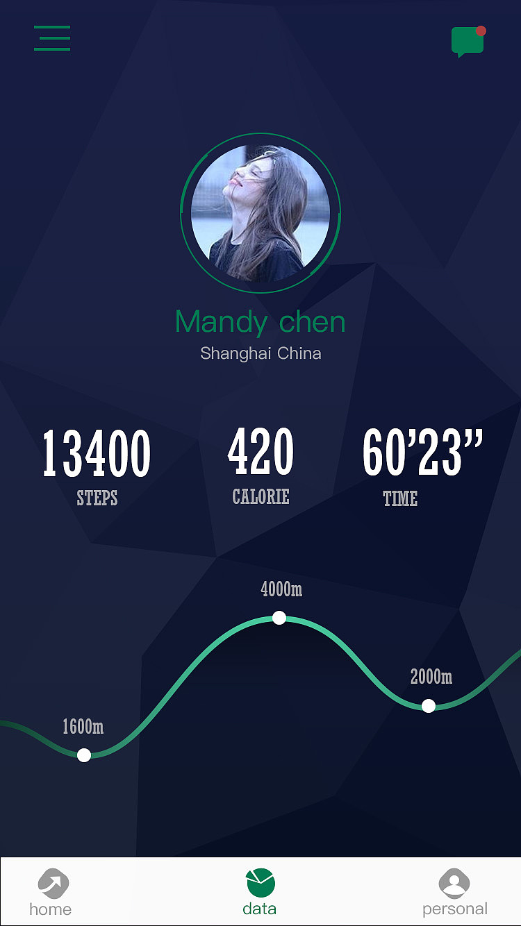 晶格化背景的APP界面（图ZNjM5MzA5MDA=） - APP界面 - 站酷设计师点点不只四百原创素材 - 站酷ZCOOL