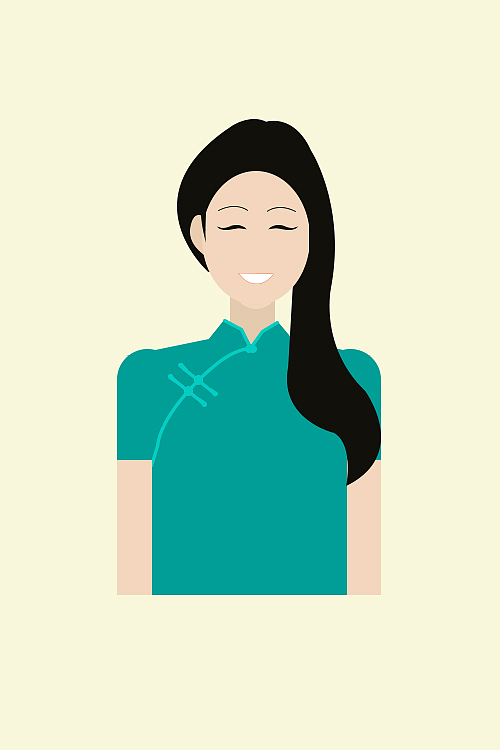 扁平化人物形象设计