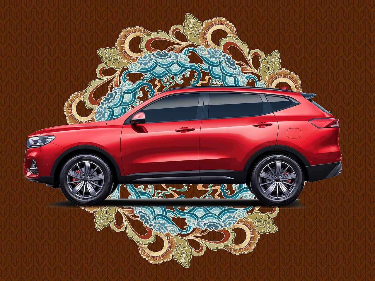 哈弗&敦煌纹样设计（图ZMjkwMjgyMjQw） - 图案 - 站酷设计师一整個夏天原创素材 - 站酷ZCOOL