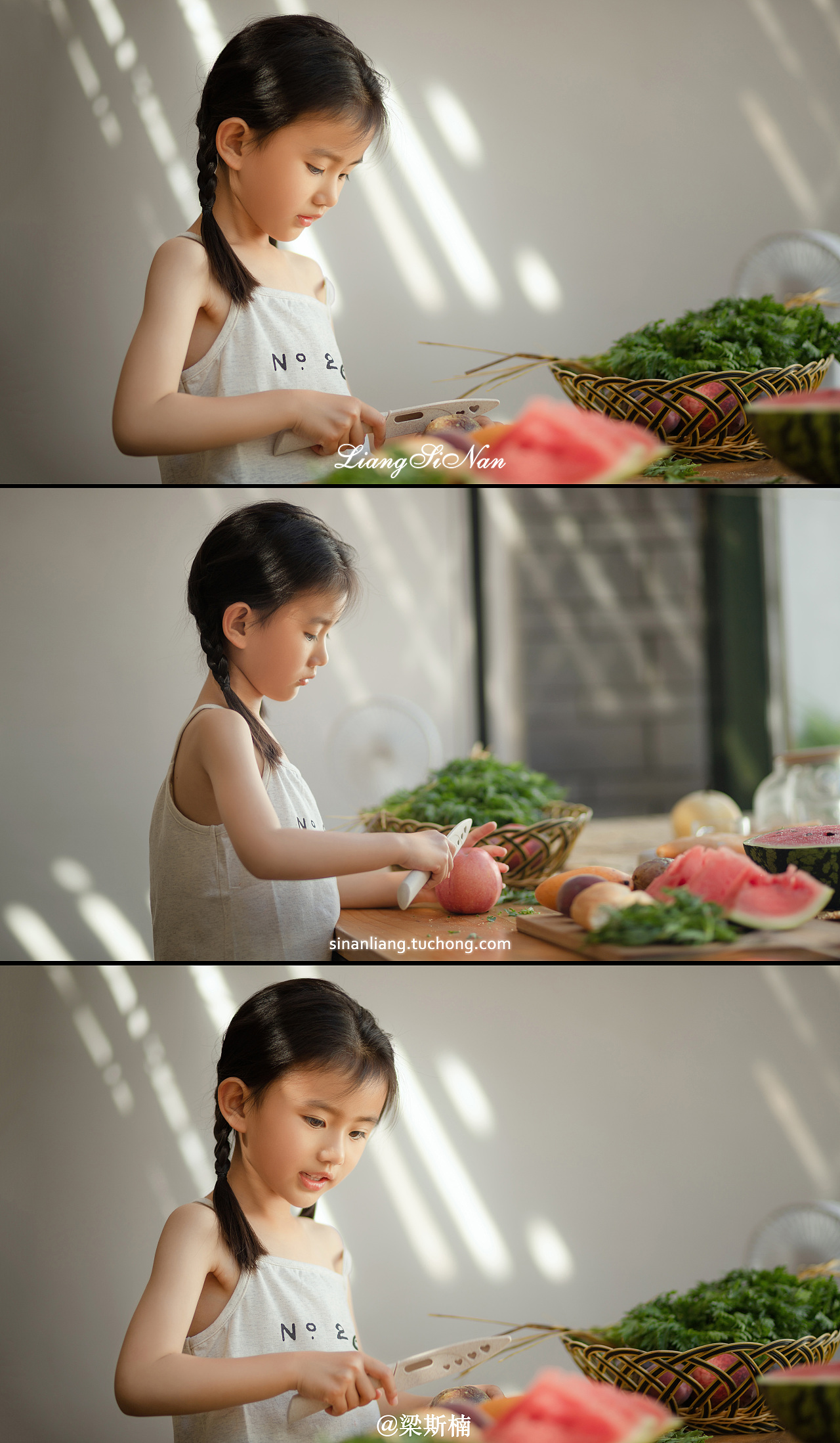 希望这个夏天，天气凉快一点，西瓜甜一点