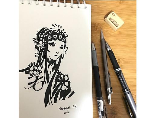 黑白画（个人主页-ZMzUwMjI4NDg=） - 艺术插画 - 站酷设计师娅子er原创素材 - 站酷ZCOOL