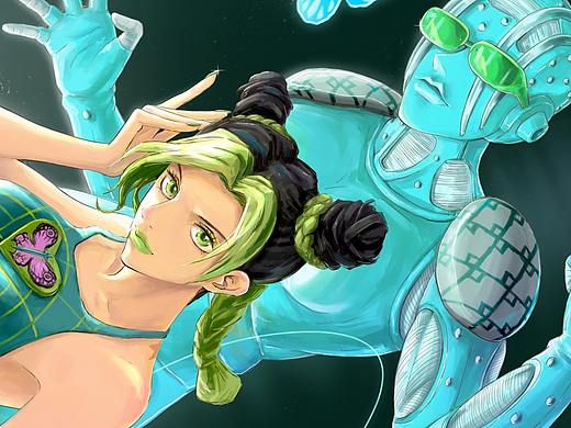 jojo練習(xí)作（個(gè)人主頁(yè)-ZNTc2OTU4MzI=） - 創(chuàng)作習(xí)作 - 站酷設(shè)計(jì)師窮的一原創(chuàng)素材 - 站酷ZCOOL