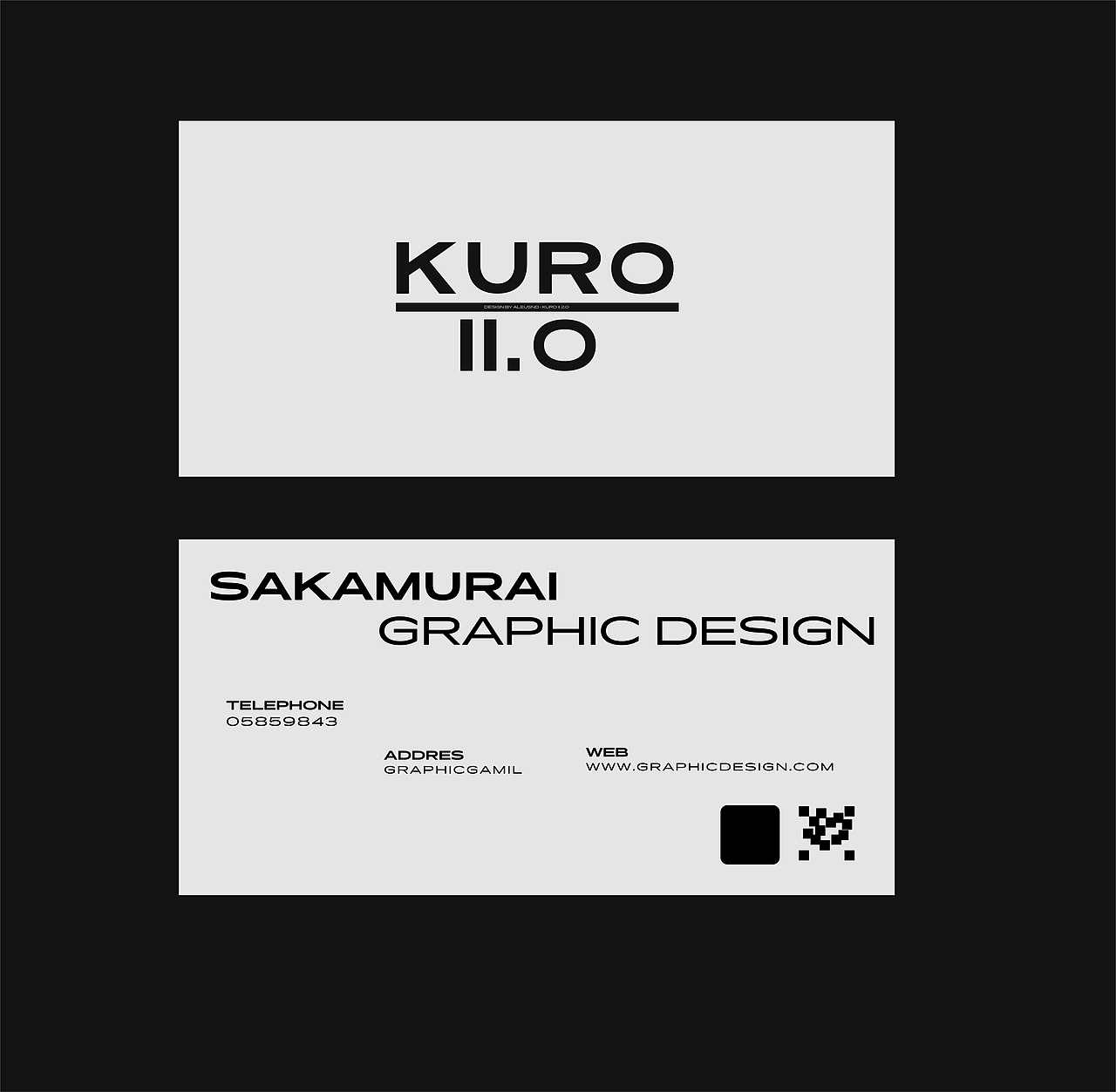 KURO 服装品牌 Brand design