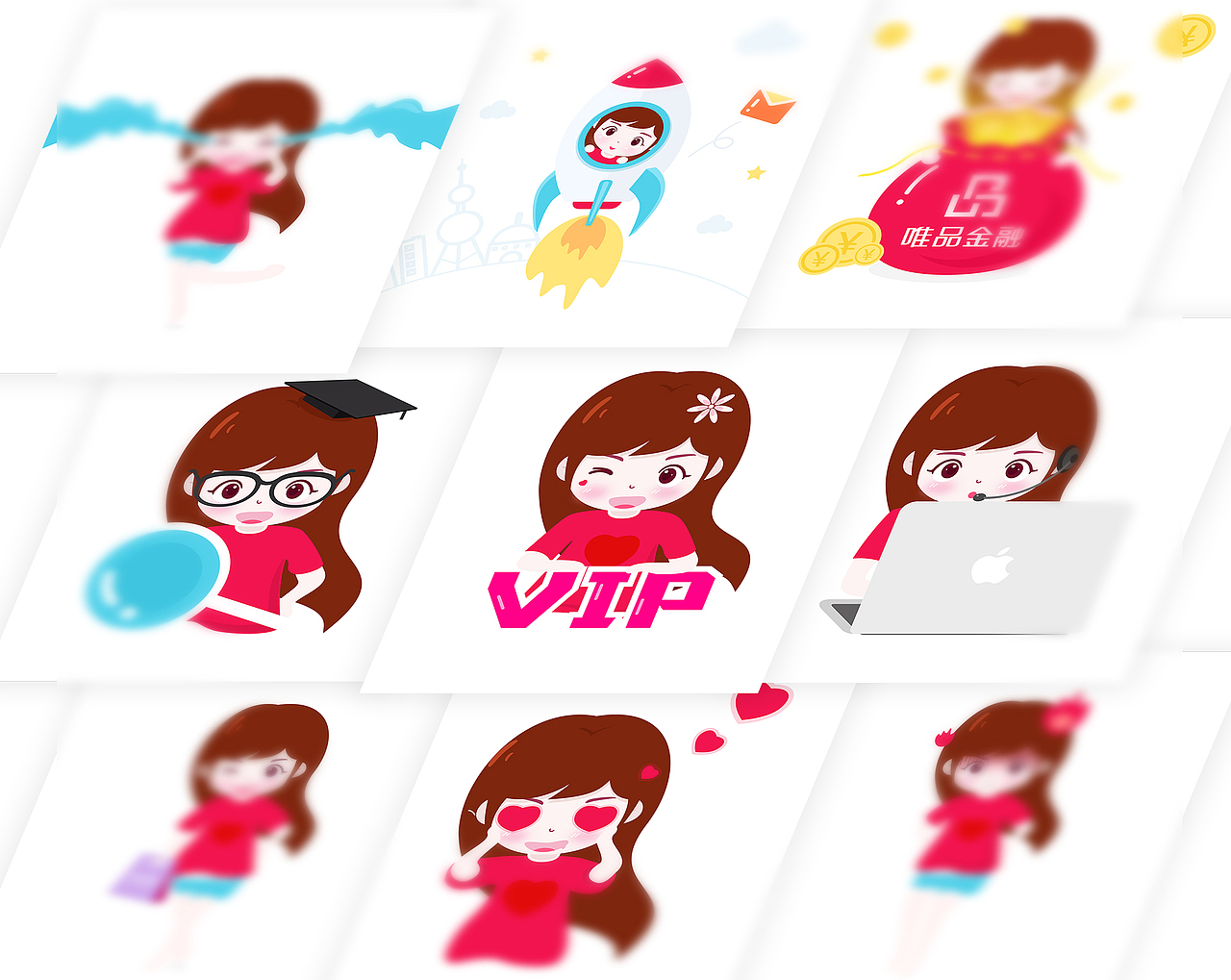 卡通形象（图ZNDg4Mzk3MDg=） - 其他UI - 站酷设计师果冻灬布丁原创素材 - 站酷ZCOOL