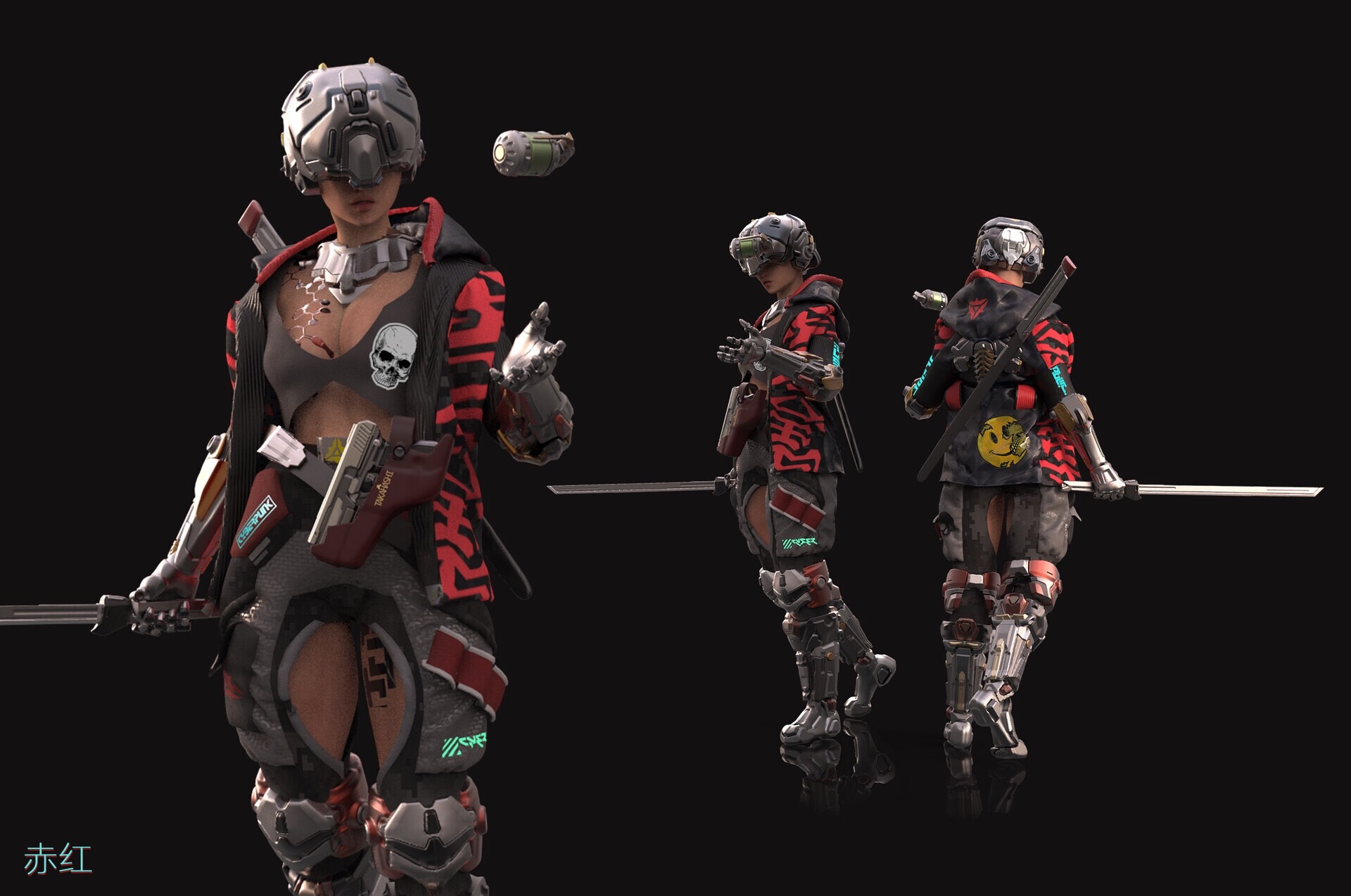 赛博朋克女性人物