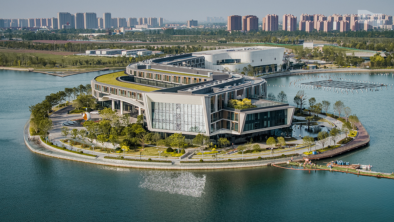 灵动水岸 | 上海东方美谷jw万豪酒店建筑影像