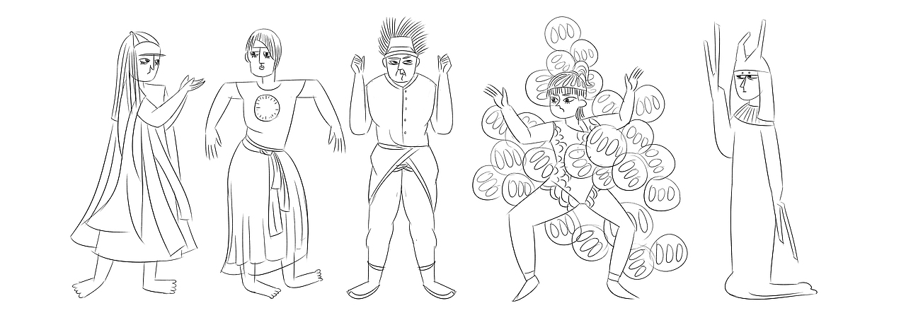 【宝藏】人物线稿笔记