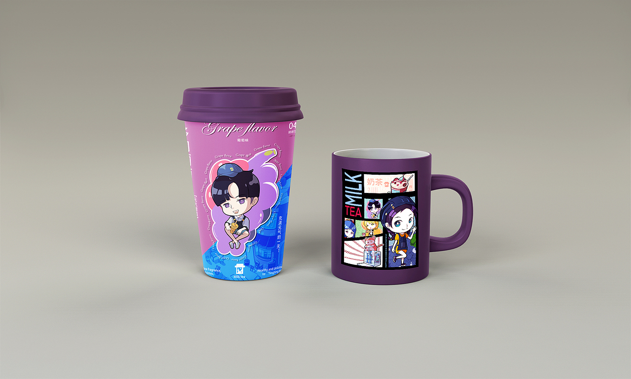 “婷婷厅”奶茶店（图ZMzE5NDkwODc2） - 创作习作 - 站酷设计师AN_岸原创素材 - 站酷ZCOOL