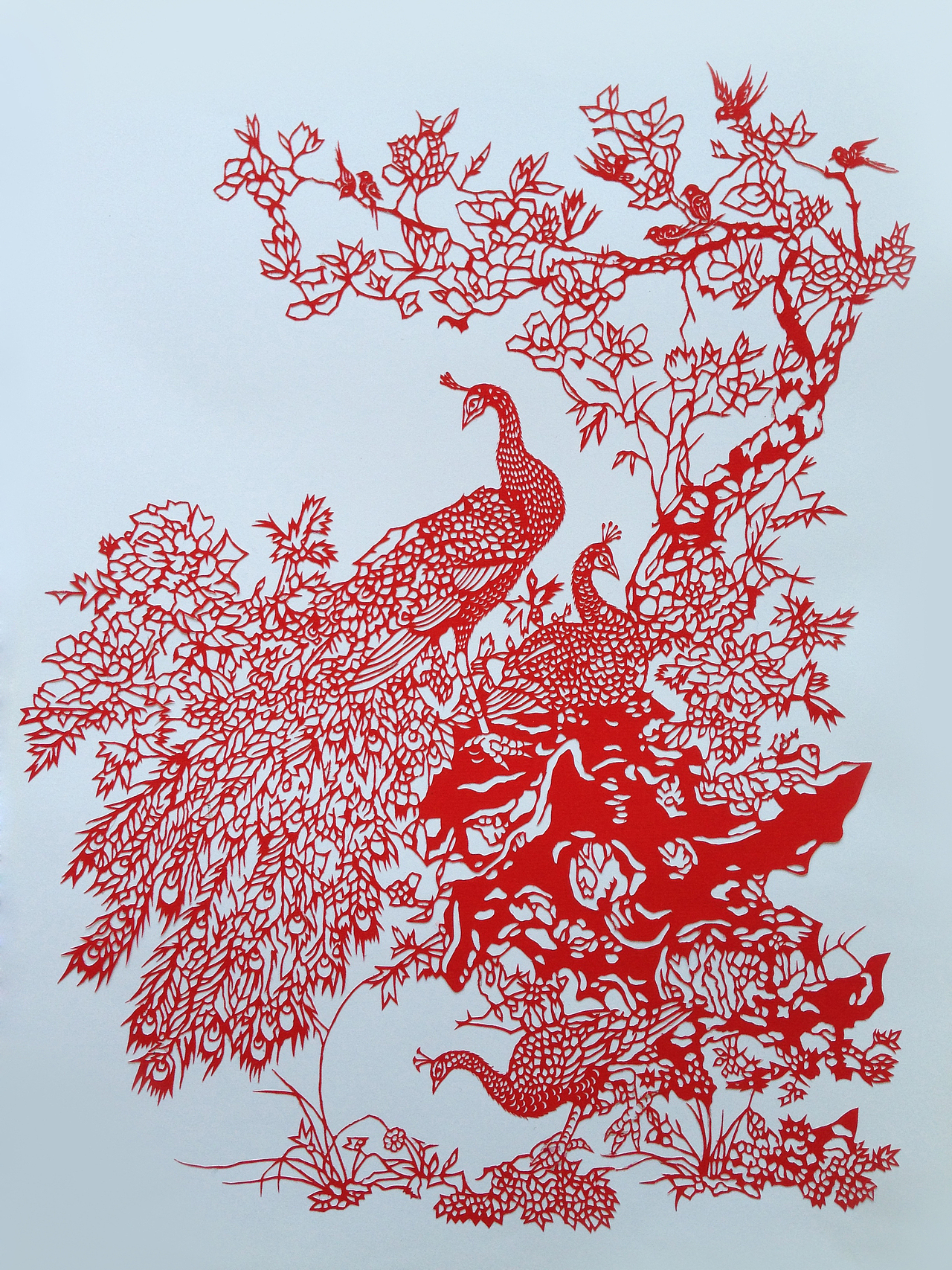 整理老爹的一些剪纸作品