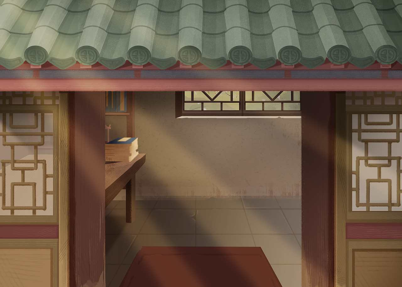 青砖、绿瓦、屋檐下（图ZMTY5NTA4MDg4） - 概念设定 - 站酷设计师南姑娘原创素材 - 站酷ZCOOL