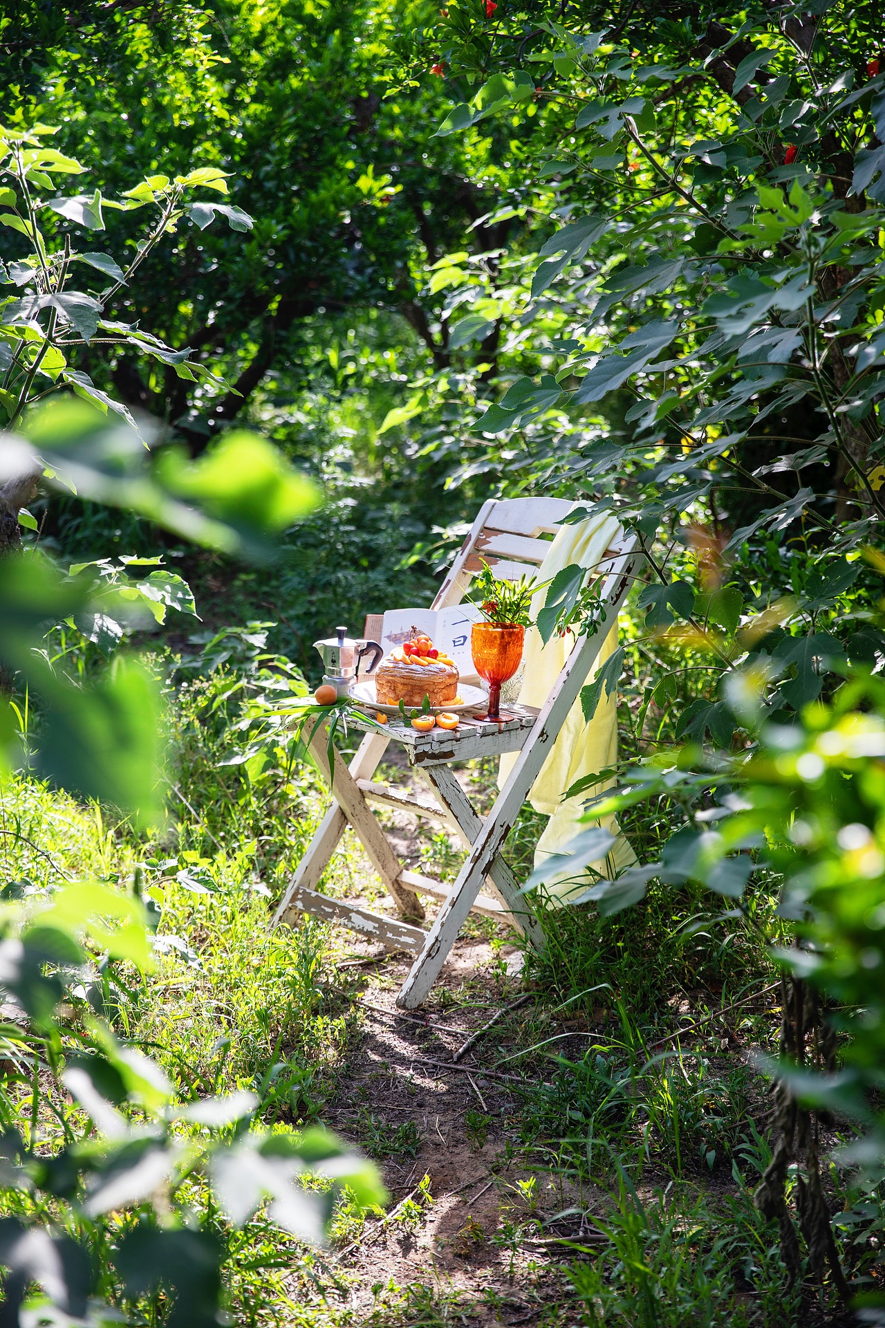 餐桌的艺术午后阳光下午茶美食摄影