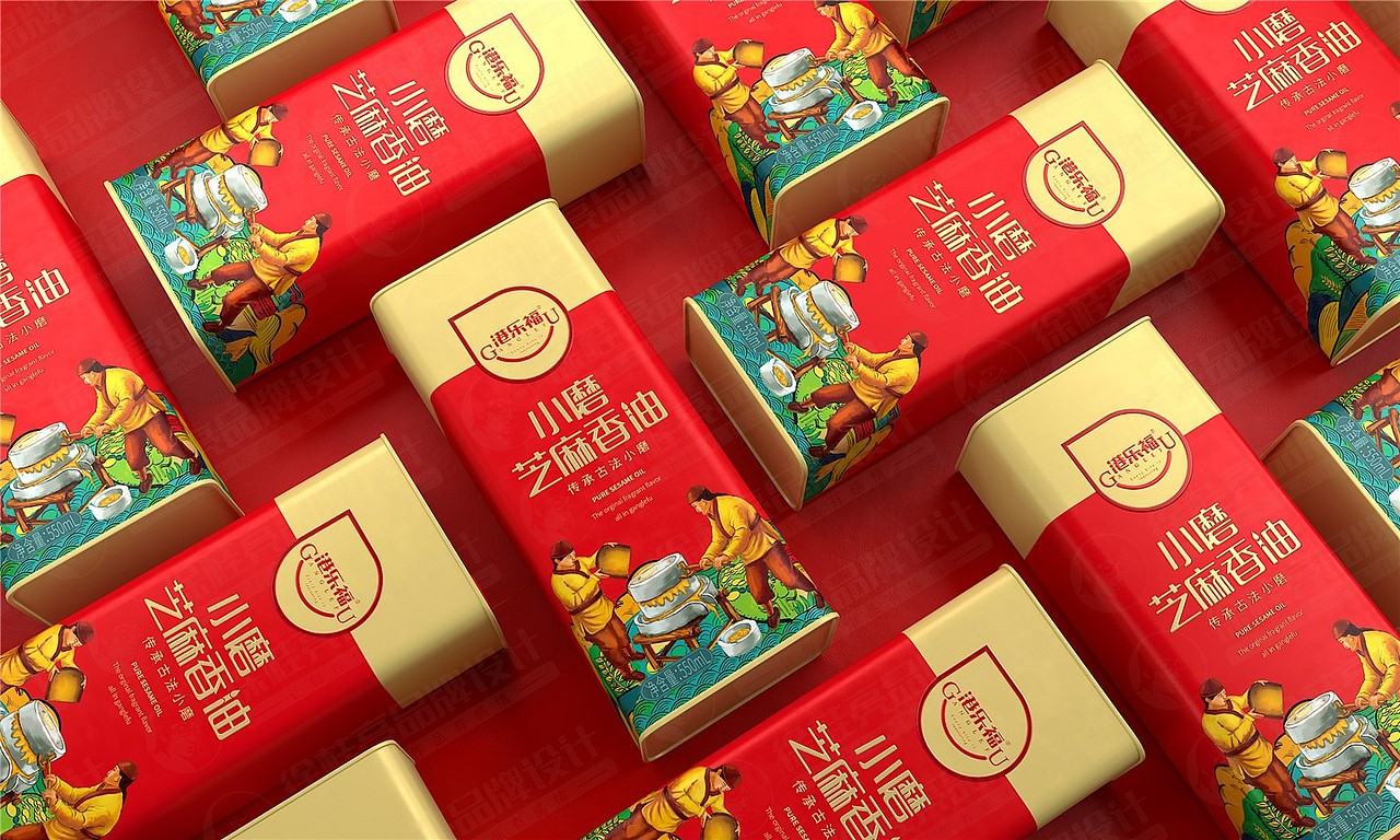 港乐福核桃油香油——徐桂亮品牌设计！（图ZMjMzOTU0OTk2） - 品牌 - 站酷设计师徐桂亮品牌设计原创素材 - 站酷ZCOOL