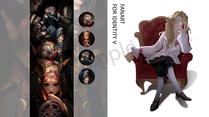 全智插画原画作品