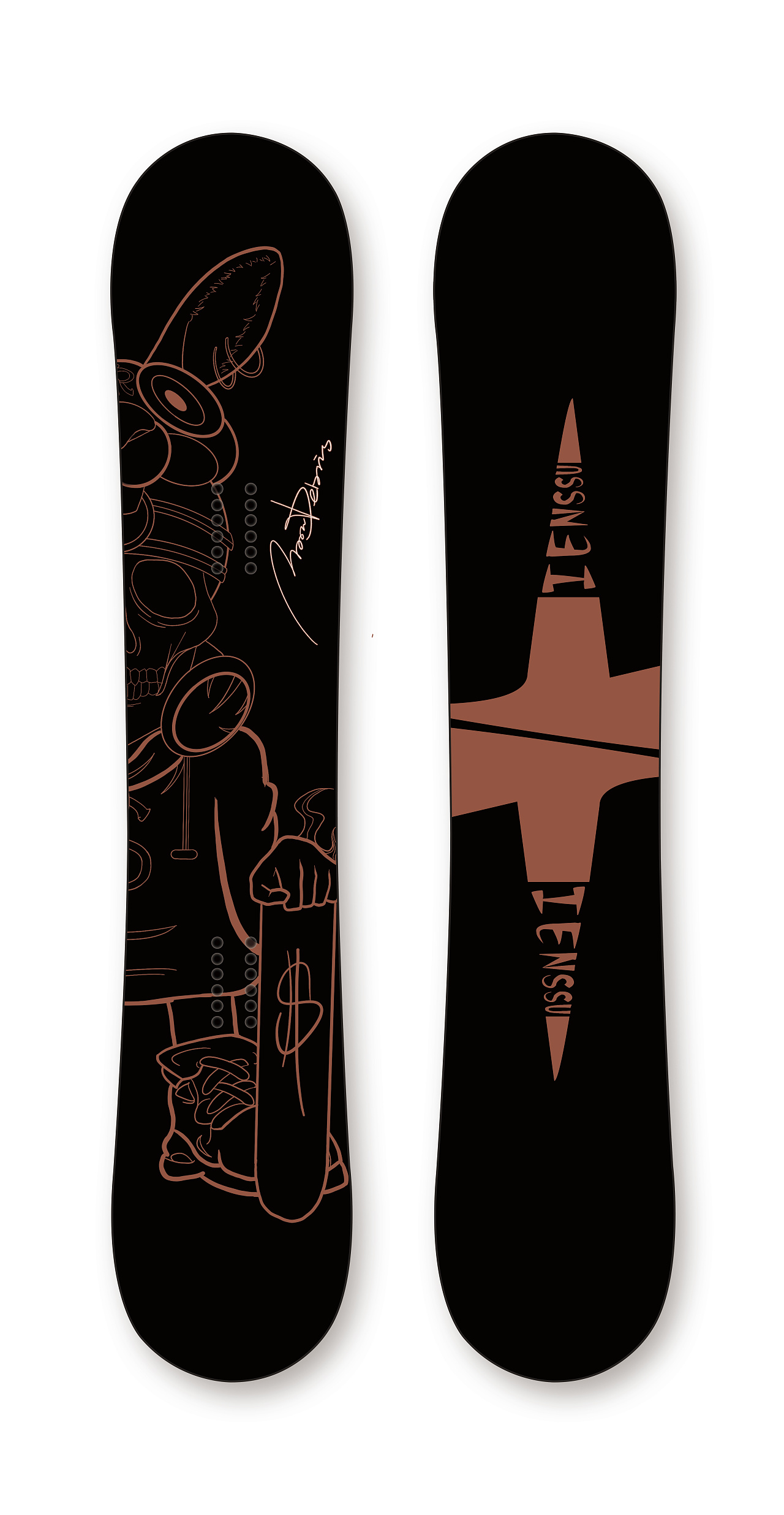 arabbit 滑雪板原创设计