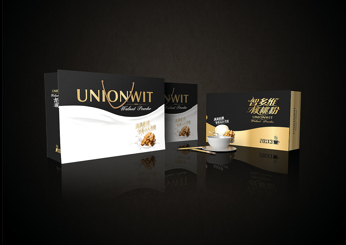 UNIONWIT 智多维核桃粉（图ZMTcwMDIzMTI=） - 包装 - 站酷设计师501_studio原创素材 - 站酷ZCOOL